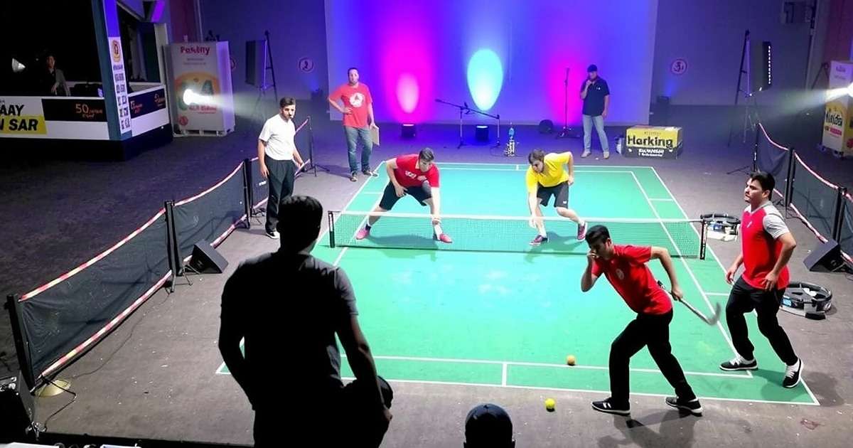 Amritsar All Stars competitive gaming scene Amritsar All Stars tournament in progress with players competing on stage in Amritsar